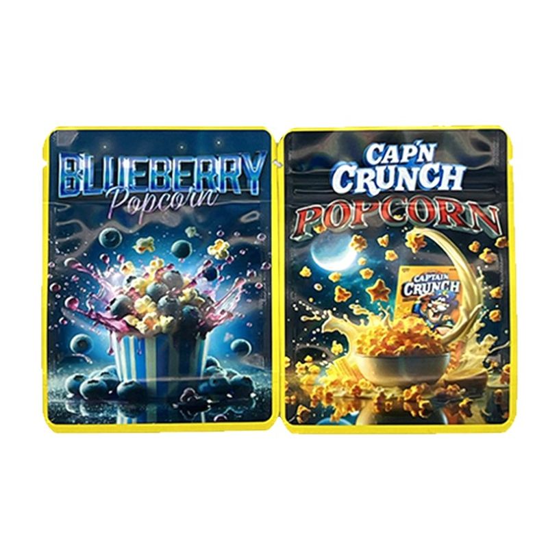 Artistic Dessert Series 3.5g Holographic Mylar Bags